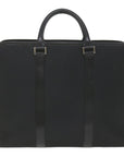 BBERRY Black Label Hand Bag Nylon Black Auth bs10089