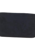CHRISTIAN D1OR Chain Shoulder Bag Canvas Navy Auth bs12458