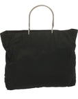 PRD Hand Bag Nylon Black Auth bs12823