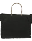 PRD Hand Bag Nylon Black Auth bs12823