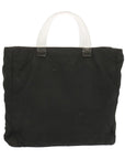 PRD Hand Bag Nylon Black Auth bs12831