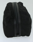 PRD Clutch Bag Nylon Black Auth bs13151
