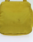PRD Hand Bag Nylon Yellow Auth bs13368