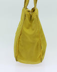 PRD Hand Bag Nylon Yellow Auth bs13368