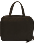 PRD Hand Bag Nylon Brown Auth bs13481