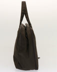 PRD Hand Bag Nylon Brown Auth bs13481