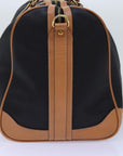 CHRISTIAN D1OR Boston Bag PVC 2way Black Auth bs13878