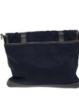 BBERRY Black label Shoulder Bag Canvas Navy Auth bs13922