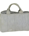 PRD Bijoux Canapa MM Hand Bag Canvas 2way Gray Auth bs14279