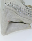 PRD Bijoux Canapa MM Hand Bag Canvas 2way Gray Auth bs14279