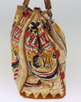 PRD Hand Bag Canvas Beige Auth bs14687