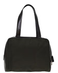 PRD Hand Bag Nylon Khaki Auth bs15055