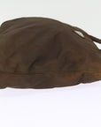 PRD Hand Bag Nylon Brown Auth bs15065