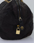 PRD Hand Bag Nylon Black Auth bs15075