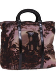 PRD Hand Bag Nylon Brown Auth bs15166