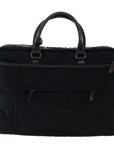 BBERRY Blue Label Hand Bag Nylon 2Set Black Red Auth bs7096