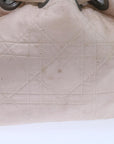 CHRISTIAN D1OR Canage Shoulder Bag Leather Pink Auth bs9711