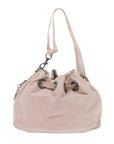 CHRISTIAN D1OR Canage Shoulder Bag Leather Pink Auth bs9711