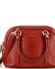 Convertible Dome Satchel (Outlet) MicroGCCIssima Leather Mini