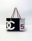 7th division NO 5 canvas chocolate bar chain bag 4VCHB20117 CH