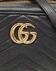GCCI Matelassé Leather Mini Gg Marmont Crossbody Bag