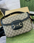 GC690 GCCI Horsebit 1955 Soft Small Shoulder Bag / HIGHEST QUALITY VERSION / 10.2"W x 6.8"H x 4"D