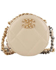 19 Lambskin Circle AP0945 Chain Mini Cross Bag 34328 CH