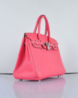 HMS Birkin 30cm Togo leather Handbags Lip Pink Sliver