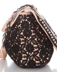 FNDI Black & Nude Lace Limited Edition B Handbag