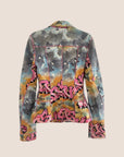 CHRISTIAN D1OR 2004 "D1OR KAOS" GRAFFITI PRINT BLAZER