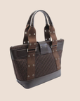 CHRISTIAN D1OR BROWN STREET CHIC TROTTER TOTE BAG