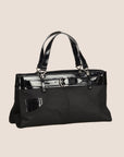 CHRISTIAN D1OR BLACK NYLON BELTED EVERYDAY BAG