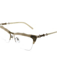 GCCI GG 0660O 002 Womens Cat-Eye Eyeglasses 58mm