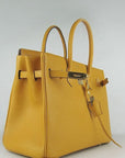HMS Birkin 35cm Togo Leather Handbags Yellow Golden