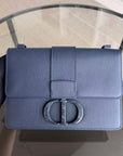 *Un* D1OR 30 Montaigne - Grained Calfskin So Blue Hardware