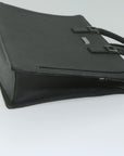 BBERRY Briefcase Leather Black Auth ep2580