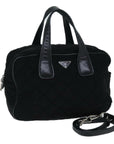 PRD Hand Bag Canvas 2way Black Auth ep4171