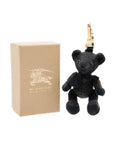 BBERRY Black Check Cashmere Thomas Bear Bag Charm