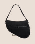 CHRISTIAN D1OR BLACK MESH SADDLE BAG