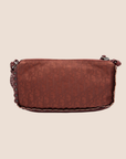 CHRISTIAN D1OR BURGUNDY D1ORISSIMO CROSSBODY BAG