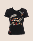 CHRISTIAN D1OR 2002 ORIENTAL EMBROIDERED T-SHIRT