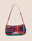 CHRISTIAN D1OR BEADED MULTICOLOUR MALICE SHOULDER BAG
