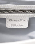 CHRISTIAN D1OR 2007 WHITE & GREY ROMANTIQUE TROTTER HANDBAG