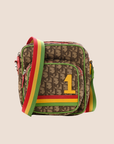 CHRISTIAN D1OR 2004 RASTA MULTICOLOR MINI CROSSBODY BAG