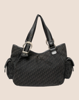 CHRISTIAN D1OR BLACK D1ORISSIMO STREET CHIC POCKET SATCHEL
