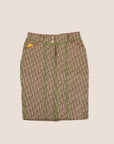 CHRISTIAN D1OR 2004 RASTA MIDI SKIRT