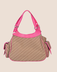 CHRISTIAN D1OR 2005 FUCHSIA PINK MULTIPOCKET D1ORISSIMO SHOULDER BAG