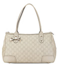 GCCI Handbag 177052 Ivory White Leather GCCI