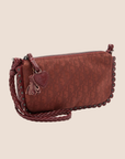CHRISTIAN D1OR BURGUNDY D1ORISSIMO CROSSBODY BAG