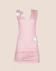 CHRISTIAN D1OR 2004 PINK D1ORISSIMO GIRLY FLOWER DRESS
